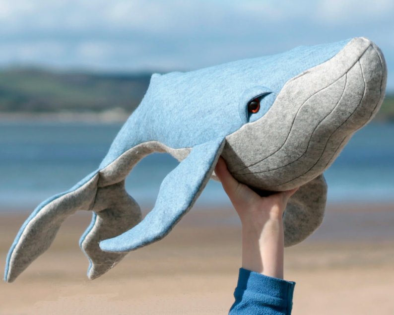 Humpback Whale Soft Toy Sewing