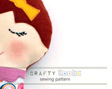 easy doll sewing pattern