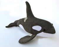 Orca Whale - Soft toy sewing pattern - instant download pdf