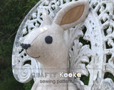 rabbit toy sewing pattern
